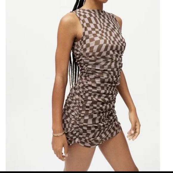Urban Outfitters Dresses & Skirts - NWT UO ruched mini dress 🤎